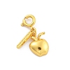 Brass Fruits Pendant Decoration HJEW-P020-01I-G-1