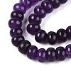 Dyed Natural White Jade Beads Strands G-T139-59A-03-3