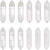 12Pcs Faceted  Natural Quartz Crystal Double Terminated Points G-OC0002-58-1