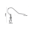 Tarnish Resistant 304 Stainless Steel Earring Hooks X-STAS-S111-007-3