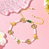 Glass Seed Beads & Lampwork Beads Braided Bead Bracelets for Women BJEW-MZ00212-01-1