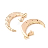Brass with Crystal Rhinestone Pendants RB-CBA35BD-01G-2