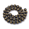 Buddhist Glass Beads Strands GLAA-S174-10mm-01-2