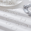 160Pcs 4 Colors Brass Linking Rings KK-LP0001-81S-1
