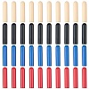 40Pcs 4 Colors Alloy Cord End FIND-GF0008-47A-1
