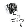 5M Aluminium Twisted Curb Chains CHA-YW0001-08B-1