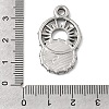 Sun 304 Stainless Steel Pendant Cabochon Setting STAS-P454-12P-3