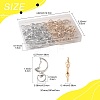 40Pcs 2 Colors Alloy Swivel Snap Hook Clasps FIND-FS0004-73A-4
