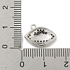 Rack Plating Brass Micro Pave Cubic Zirconia Pendants KK-P277-11P-3