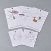 Cardboard Jewelry Display Cards CDIS-H002-01-1