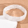 Natural Quartz Crystal Faceted Beaded Stretch Bracelets for Women BJEW-K251-08K-3