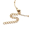 2Pcs 2 Style Brass Paperclip Chains & 304 Stainless Steel Satellite Chains Bracelets Set BJEW-JB08620-01-6