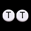 Opaque Acrylic European Beads AC-CBA3BDD-01T-1