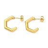 304 Stainless Steel Stud Earrings for Women EJEW-L296-033G-01-4