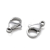 304 Stainless Steel Lobster Claw Clasps SA-CBAF1D5-25P-C-2