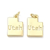 Brass Pendants KK-D229-22C-G-1