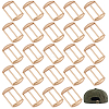 24Pcs Alloy Tri-Glide Adjuster Buckles FIND-GA0008-33KCG-1