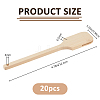20Pcs Bamboo Short Fan Handle DIY-FH0010-40A-2