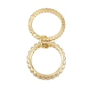 Brass Micro Pave Cubic Zirconia Plain Band Finger Rings for Women RJEW-P160-01A-G-5