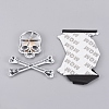 Zinc Alloy Car Stickers DIY-WH0167-51P-2