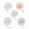 Frosted Transparent Acrylic Beads OACR-A032-15B-1