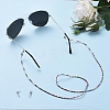 Glass Seed Beads Glasses Neck Cord X-AJEW-EH00025-5
