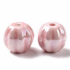 Handmade Pearlized Porcelain Beads PORC-G010-01D-3