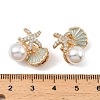 Brass Micro Pave Cubic Zirconia Beads KK-C155-28G-03-3