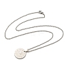 Non-Tarnish Constellation Pendant Necklaces NJEW-S422-04P-10-3