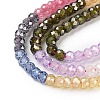 Transparent Gradient Color Cubic Zirconia Strand ZIRC-NH0002-01L-3