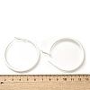 Brass Hoop Earrings for Women EJEW-A121-18C-S-3