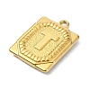 Ion Plating(IP) 304 Stainless Steel Pendants STAS-U033-01G-T-2