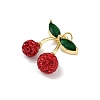 Brass Micro Pave Cubic Zirconia Pendants KK-H072-12G-01-2