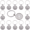 20Pcs Alloy Keychain Cabochon Settings FIND-SC0016-39-1