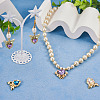 28Pcs 14 Styles Glass Rhinestone Pendants ALRI-TA0001-17-13