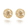 Brass Stud Earrings Findings X-KK-S345-222-1