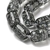 Transparent Crackle Glass Beads Strands X-GLAA-NH0001-04D-3