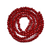 Opaque Solid Color Imitation Jade Glass Beads Strands EGLA-A044-P2mm-D02-3