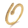 Brass Micro Pave Cubic Zirconia Finger Rings RJEW-C120-30A-G-4