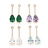 Transparent Glass Pendants X-GLAA-R212-13-M-1