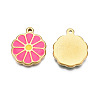 304 Stainless Steel Enamel Pendants STAS-N092-147B-1