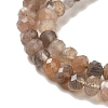 Natural Multi-Moonstone Beads Strands G-B074-A08-01-6