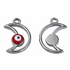 304 Stainless Steel Enamel Pendants STAS-N087-50-01P-1