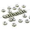 Brass Grade A Rhinestone Spacer Beads RB-A014-Z8mm-07S-1