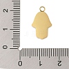 304 Stainless Steel Enamel Pendants STAS-P377-11G-B-3