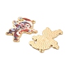 Christmas Alloy Enamel Pendants ENAM-K069-44F-G-2