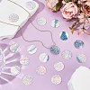 500Pcs Plastic Pendants KY-GF0001-72D-4