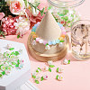 240Pcs 8 Colors ABS Plastic Imitation Pearl Pendants PALLOY-CA00026-5