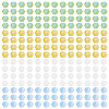 4 Strands 4 Colors AB Color Plated Opaque Glass Beads Strands GLAA-TADJ0001-20C-2