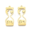 Ion Plating(IP) 201 Stainless Steel Pendants STAS-N098-115LG-3